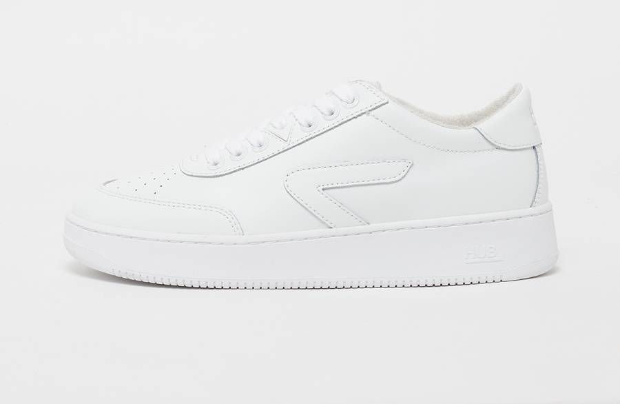 Hub Baseline-w Lage sneakers Leren Sneaker Dames Wit - Foto 7