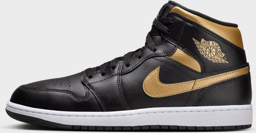 Jordan Air 1 Mid Air 1 in zwart formaten: 42.5 - Foto 2