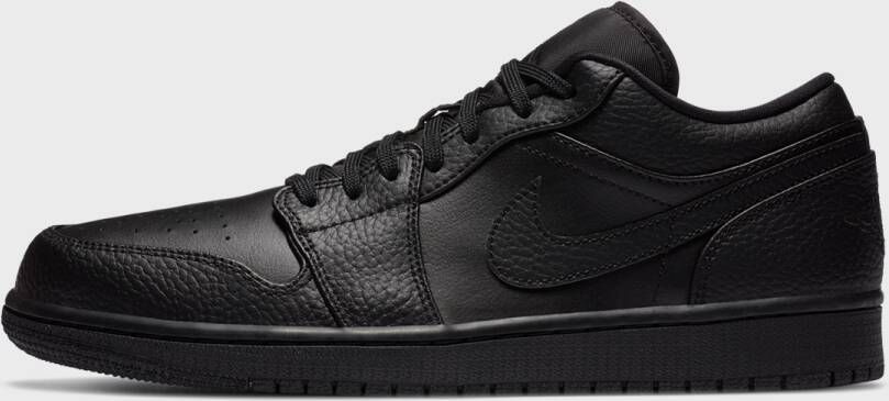 Jordan AIR 1 Low Heren Sneakers Sportschoenen Schoenen Zwart 553558 - Foto 2