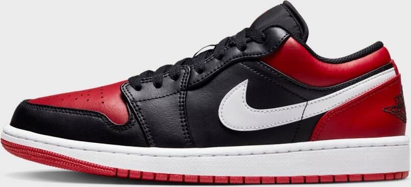 Jordan Air 1 Low Basketball Schoenen black gym red white maat: 42.5 beschikbare maaten:42.5 44.5 45