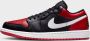 Jordan Air 1 Low Basketball Schoenen black gym red white maat: 43 beschikbare maaten:42.5 43 44.5 45 - Thumbnail 1