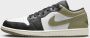 Jordan Air 1 Low Black Medium Olive White- Heren Black Medium Olive White - Thumbnail 3