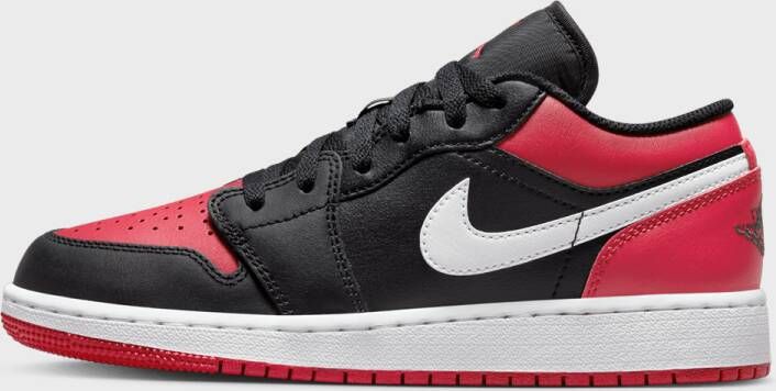 Jordan Air 1 Low (gs) Basketball Schoenen black gym red white maat: 36 beschikbare maaten:36