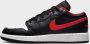 Jordan Air 1 Low (Gs) Black Fire Red-White - Thumbnail 2