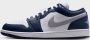 Jordan Air 1 Low White Midnight Navy Wolf Grey- Heren White Midnight Navy Wolf Grey - Thumbnail 10