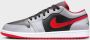 Jordan Air 1 Low Black Cement Grey White Fire Red- Heren Black Cement Grey White Fire Red - Thumbnail 3