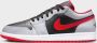 Jordan Air 1 Low Black Cement Grey White Fire Red- Heren Black Cement Grey White Fire Red - Thumbnail 7