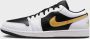 Jordan Nike Air 1 Low White Black Gold Sneakers Heren Doos Zonder Deksel - Thumbnail 2