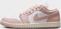 Jordan Air 1 Low Dames White Sail Pink Oxford- Dames White Sail Pink Oxford - Thumbnail 3