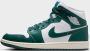 Nike Air Jordan 1 Mid Donkergroen Wit Gebroken Wit Sneakers Unisex Doos Zonder Deksel - Thumbnail 3
