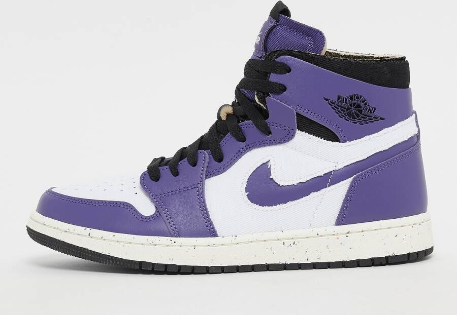 Jordan Air 1 Zoom Air Cmft Dark Iris White Black Sail Schoenmaat 48 1 2 Sneakers CT0978 501 - Foto 2
