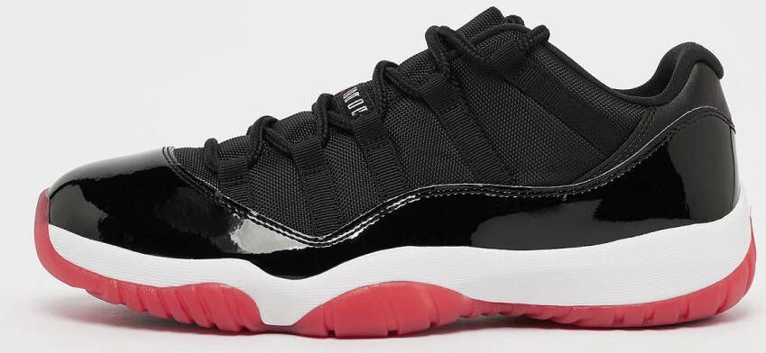 Jordan Air 11 Retro Low "Bred" Air Retro in zwart formaten: 42.5