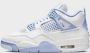 Jordan Air 4 Retro Aluminum „Forget Me Not“ Air Retro in wit formaten: 40.5 - Thumbnail 3