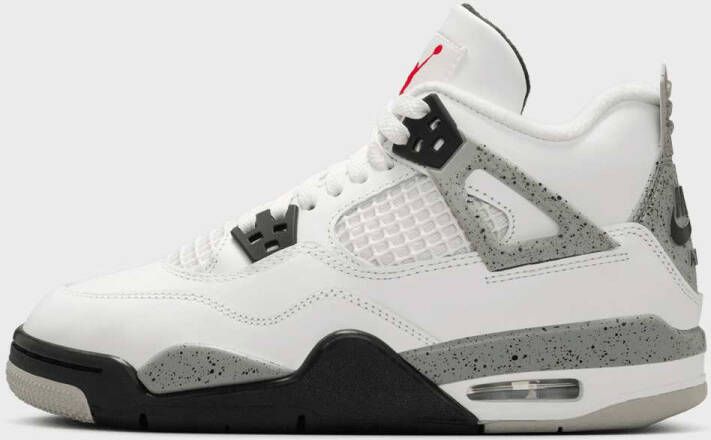 Jordan Air 4 Retro OG "White Ce t" (GS) Basketball in wit formaten: 36.5