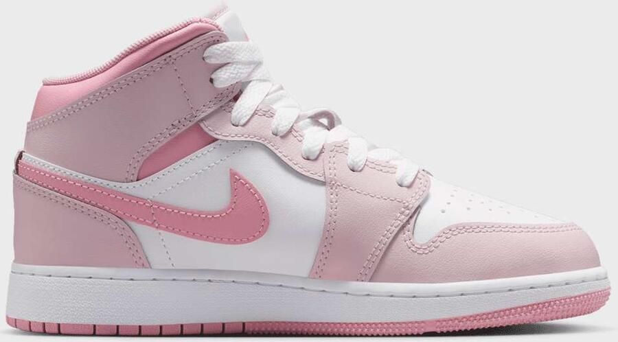 Jordan Air 1 Mid (GS) Unisex Retro wit Schoenen - Foto 3