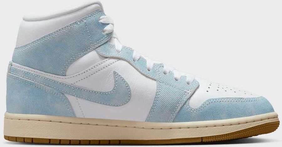 Jordan Air 1 Mid Dames Blauw- Dames Blauw - Foto 3