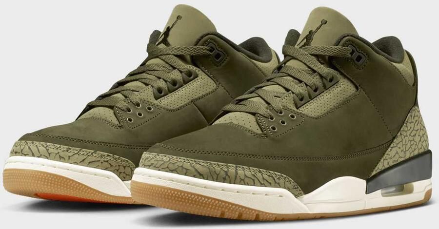 Jordan Air 3 Retro Men groen Schoenen - Foto 3