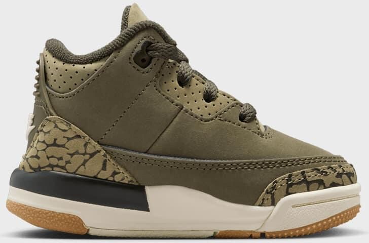 Jordan Air 3 Retro (TD) Unisex Basketball groen Schoenen - Foto 2