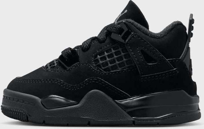 Jordan Air 4 Retro "Black Cat" (TD) Unisex Basketball zwart Schoenen - Foto 2