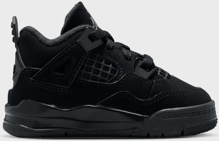 Jordan Air 4 Retro "Black Cat" (TD) Unisex Basketball zwart Schoenen - Foto 3