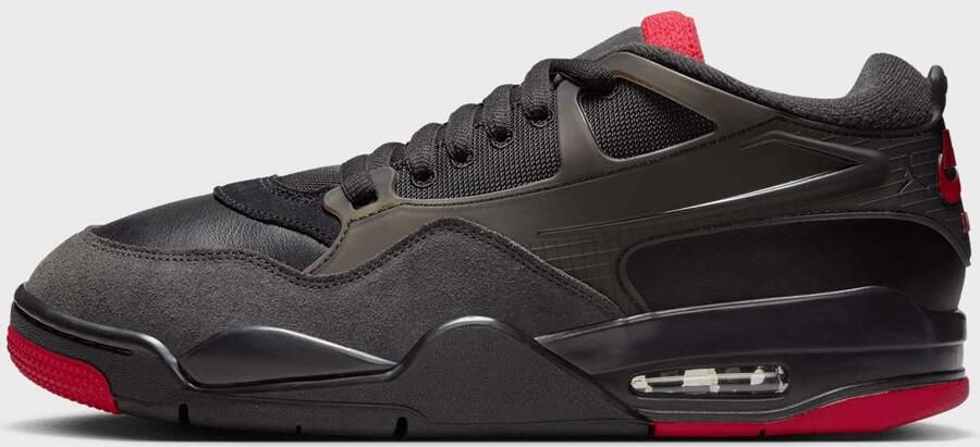 Nike Air Jordan 4 Sneaker Zwart Rood Limited edition Doos zonder deksel - Foto 3