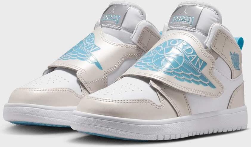 Jordan Sky 1 photon dust blue chill flat pewter black Unisex Basketball zwart Schoenen - Foto 2