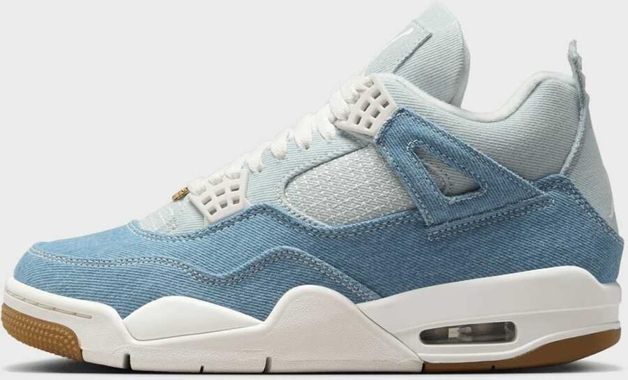 Jordan WMNS Air 4 Retro "Worn Blue" Women blauw Schoenen - Foto 2