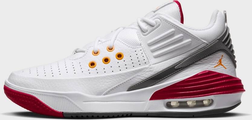 Jordan Max Aura 5 Basketball Schoenen white vivid orange cardinal red maat: 41 beschikbare maaten:41 45 46