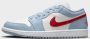 Jordan Wmns Air 1 Low 1 sail dune red blue grey white maat: 36.5 beschikbare maaten:36.5 37.5 36 38 39 40.5 41 42.5 43 44 - Thumbnail 4