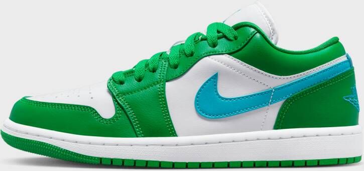 Jordan Wmns Air 1 Low Basketball Schoenen lucky green aquatone white maat: 40.5 beschikbare maaten:36.5 40.5 41 42.5 36 - Foto 3