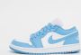 Jordan 1 Low Dames Schoenen Blauw Maat: 38.5 Leer Synthetisch Foot Locker - Thumbnail 10