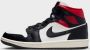 Jordan Wmns Air 1 Mid Basketball Schoenen black gym red sail maat: 42.5 beschikbare maaten:42.5 - Thumbnail 3
