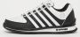 K-Swiss Rinzler Heren Leer Sneakers Sportschoenen Schoenen Wit-Zwart 01235-944-M - Thumbnail 4