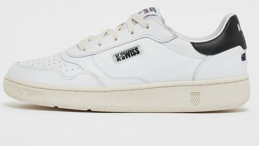 K-Swiss Heren Sneaker Slammcourt LTH Leder 07752-102-M Wit Zwart - Foto 3