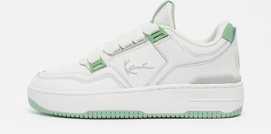 Karl Kani Samo Up Lxry Bold Sneakers Dames white green grey maat: 36.5 beschikbare maaten:36.5 37.5 38.5 39 40.5 41