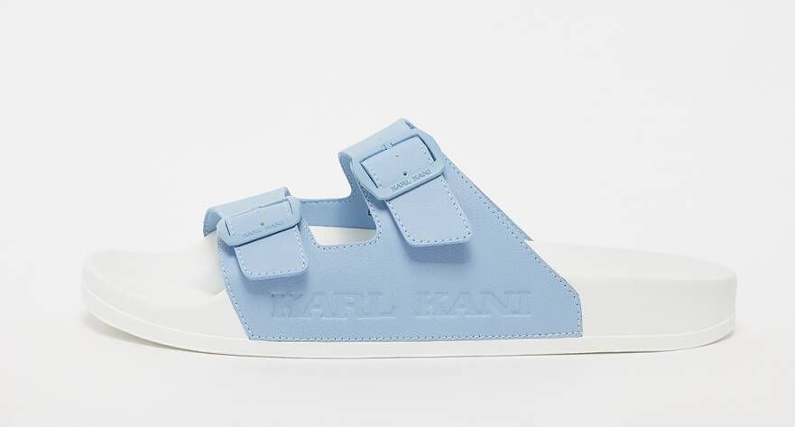 Karl Kani Street Slide Sandalen & Slides Schoenen lt. blue white maat: 40.5 beschikbare maaten:38 39 40.5 36.5 42