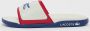 Lacoste Croco 1.0 Serve Slide Dual 1241cma Sandalen & Slides Schoenen OFF WHT BLU RED maat: 44.5 beschikbare maaten:39.5 40.5 42 43 44.5 46 47 - Thumbnail 2