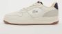 Lacoste L001 Heren Schoenen Wit Maat: 40.5 Suède Foot Locker - Thumbnail 4