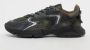 Lacoste L003 NEO 224 1 SMA Heren Sneakers Donkergroen Zwart - Thumbnail 4