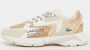 Lacoste L003 Neo Trendy Sneakers Dames light tan white maat: 37.5 beschikbare maaten:36 37.5 38 39 40.5 41 39.5 - Thumbnail 1