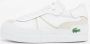 Lacoste L004 Platform Lifestyle in wit formaten: 37.5 - Thumbnail 3