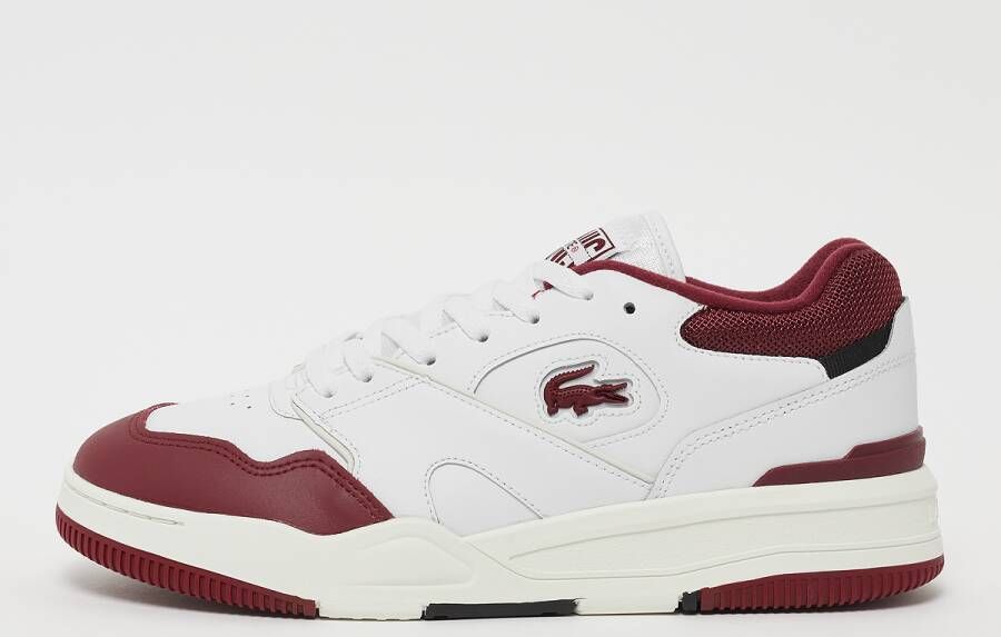 Lacoste Lineshot Basketball Schoenen white burgundy maat: 44.5 beschikbare maaten:42.5 43 44.5 45 - Foto 2
