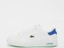 Lacoste Powercourt 124 1 Suj (gs) Sneakers Schoenen white blue maat: 35 beschikbare maaten:35 36 37 38 39 - Thumbnail 1