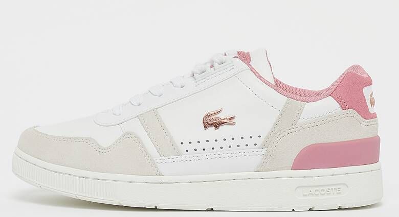 Lacoste T-clip Sneakers Dames white pink maat: 40.5 beschikbare maaten:36 37.5 38 39.5 40.5 41