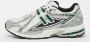New Balance Metallic Leren Sneakers met Contrasterend Logo Gray - Thumbnail 2