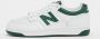 New Balance Groene platte sneakers geïnspireerd op basketbalmodellen Wit - Thumbnail 4