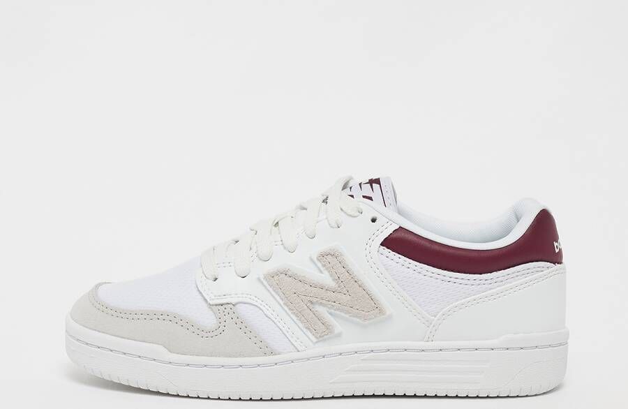 New Balance 480 Basketball Schoenen white burgundy maat: 36 beschikbare maaten:36 38 39.5 40.5 - Foto 5