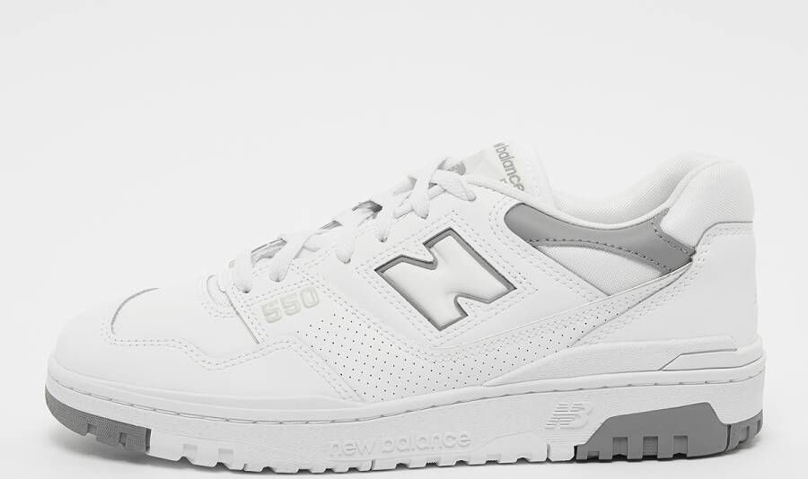 New Balance 550 Basketball Schoenen white white light grey maat: 41.5 beschikbare maaten:41.5