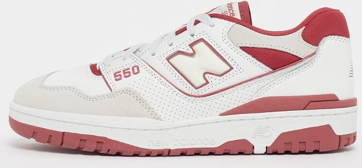 New Balance 550 Basketball Schoenen white white red maat: 36 beschikbare maaten:36