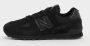 New Balance 574 Sneakers Unisex Zwart Leer Textil - Thumbnail 3